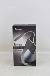Desk Light Lampada Da Tavolo Ricaricabile Con Speaker Bluetooth Integrato