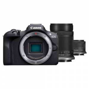 Canon - Fotocamera mirrorless - Kit RF-S 18-45mm F4.5-6.3 IS STM + RF-S 55-200mm F5-7.1 IS STM