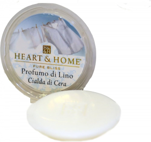 Heart & Home Cialda in cera di soia Profumo di Lino 26g