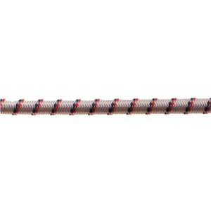 Corda elastica in polipropilene bianca inserti colorati 200 mt Ø 4 mm
