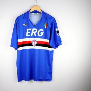 1991-92 Sampdoria Maglia Asics Erg XL (Top)