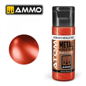 Colore acrilico modellismo aerografo metallizzato pale gold red