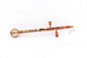Tool Wooden Musical Dellegitto With 2 Ropes Emini Bamburello 52 Cm