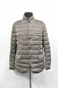 Jacket Man Dimattia Gray Size 48 Quilted