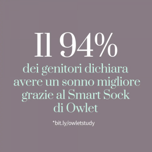 Owlet Smart Sock 3 Blu avio
