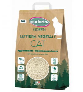 Inodorina - Green - Lettiera ecologica - 10 litri