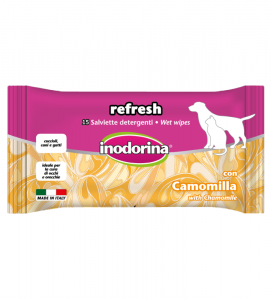 Inodorina - Salviette Igieniche Refresh - Camomilla - 15 salviette
