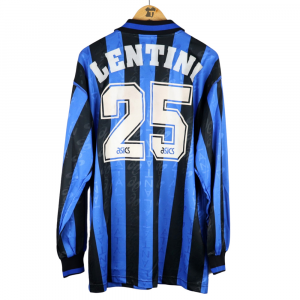 1996-97 Atalanta Maglia #25 Lentini Asics Match Worn XL