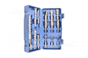 Kit Tips Drill Perforatrici Per Cement 11 Pieces Briefcase Blue