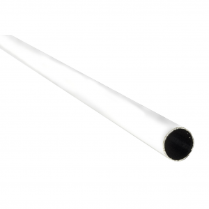 Tubo per armadi tondo rivestito plastica bianca 200 cm