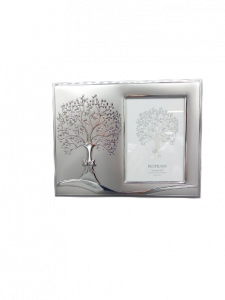 Beltrami cornice portafoto argento 999 9x13 albero vita