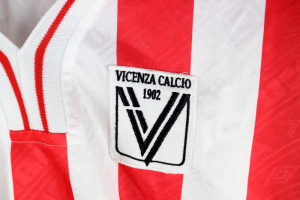 2000-01 Vicenza Maglia #2 Kallon Umbro Match Worn vs Atalanta XL