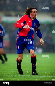 2000-01 Bologna Maglia #10 Signori Umbro Match Worn vs Atalanta L