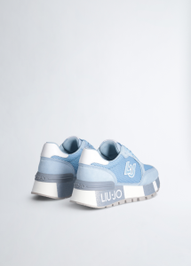 Liu Jo Sneakers platform in suede e mesh