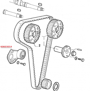 cuscinetto tendicinghia distribuzione alfa romeo 166 2.0 v6