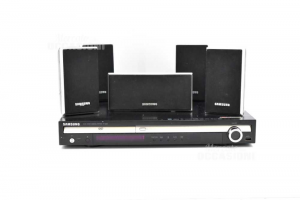 Home Theater Samsung Dvd Home Cinema System Ht-q20 5 Speakers + Subwoofer