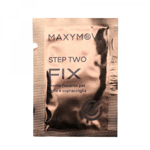 Lozione Step 2 FIX - 5 bustine monodose 1,5 ml per trattamento laminazione ciglia e brow lift. Maxymova®