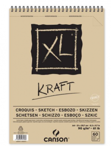 Notes KRAFT XL A4 60FF spiralato