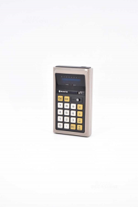 Calculator Sanyo Cx-8001 Beige Battery Operated