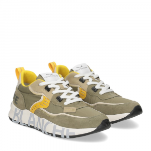 Voile Blanche Club01 suede nylon army green yellow