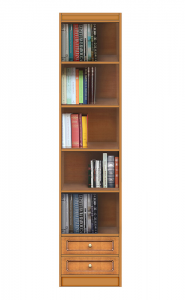 Librería modular con 2 cajones