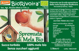 Succo torbido di Mela Bio – Confezione da 6 bottiglie da 1 litro (Spese di spedizione: a partire da Euro 7.97) 