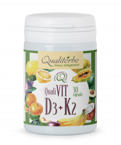 QualiVit D3+K2 30 cps Vitamina D + Vitamina K