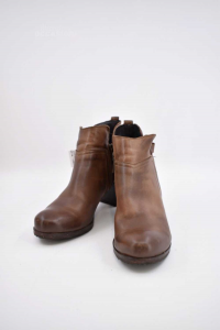 Ankle Boot Woman Brown Size.38