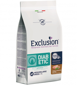 Exclusion - Veterinary Diet Canine - Diabetic - Medium/Large - 2kg - SCAD. 05/24