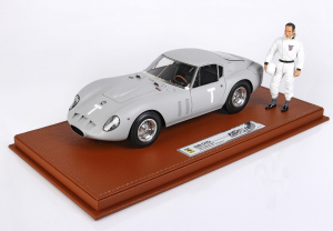 Ferrari 250 GTO Test Monza 1961 Driver Willy Mairesse- Stirling Moss With Case - 1/18 BBR
