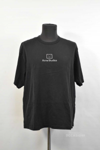 T-shirt Man Acne Studios Black Size.m - Cotton