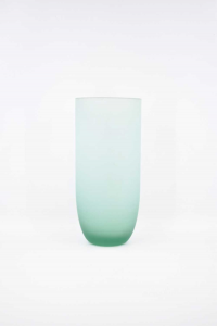 Vase Flower Stand Glass Cive Italy Green Gradient 30x13 Cm