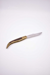 Messer Falten Toledo Stahl Messing Holz (Klinge 9 Cm)