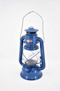 Lantern Blue Height 30 Cm