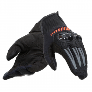 Guanto Dainese Mig 3 Air Tex Gloves Black/Fluo-Red