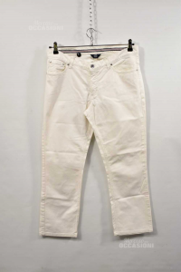 Jeans Woman White Gant Size 33-34