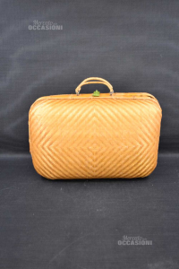 Bag Briefcase In Wicker 35x23x14 Cm