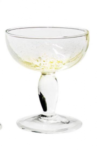 Eis Gläser Goldstaub Transparent (6 Stück)