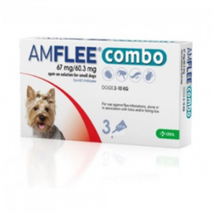 AMFLEE COMBO CANI 2-10 KG 67MG+60,3 3 PIPETTE