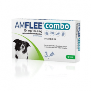 AMFLEE COMBO 3 PIP 10-20 KG - 134MG/120,6MG CANI TAGLIA MEDIA