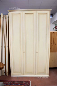 Wardrobe 3 Ante Beige Assembled Letter C With Chest Of Drawers