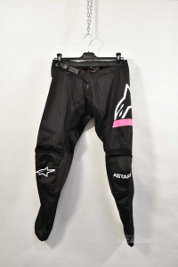 Pants Motorcycle Woman Alpinestar Star Fluid Chaser Pant Black Pink New Tg30