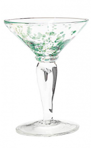 Eis Gläser grüner Graskorn Transparent