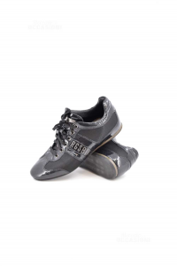 Shoes Man Bikkembergs Black Glossy Size 39