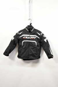 Motorcycle Jacket Boy Thexon Size.8 Years Removable Cover Black With