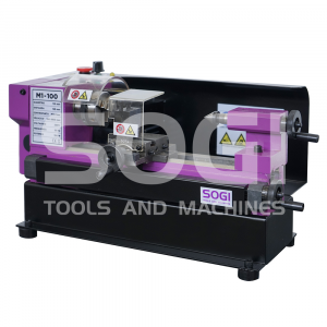 Tornio per metalli da banco SOGI M1-100 110 x 160 funzionamento manuale