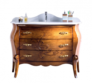 Mueble de baño en madera 'Fleur de bois'