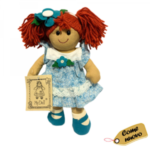 Bambola Giudy My Doll in stoffa imbottita alta 25 cm - Come nuovo