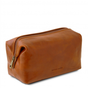 Tuscany Leather TL141219 Smarty - Beauty case in pelle - Misura grande Miele