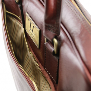 Tuscany Leather TL141241 0 Urbino - Notebook-Aktentasche aus Leder mit Vorderfach